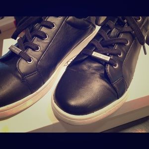 Calvin Klein leather tennis shoe